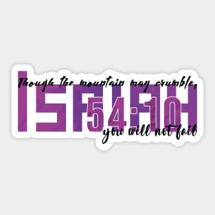 Isaiah Sticker